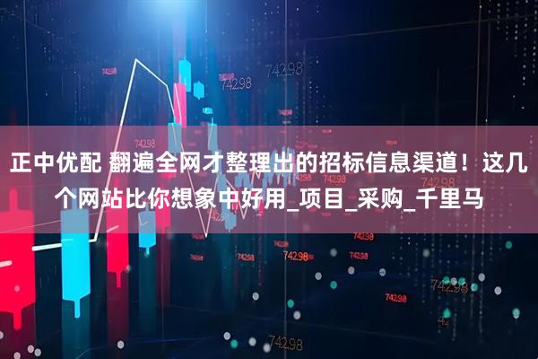 正中优配 翻遍全网才整理出的招标信息渠道！这几个网站比你想象中好用_项目_采购_千里马