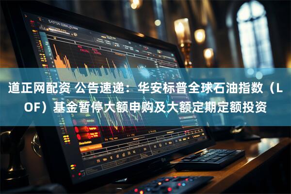 道正网配资 公告速递：华安标普全球石油指数（LOF）基金暂停大额申购及大额定期定额投资